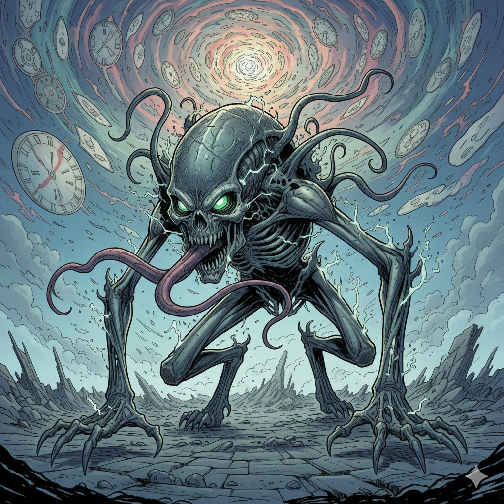 Ilustración del interior de la TARDIS